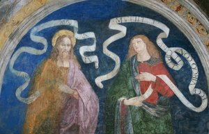 Der Apostel Andreas und der Prophet Jesaja