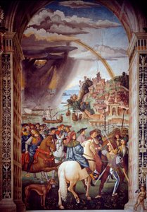 Leben von Papst Pius II. (Enea Silvio Piccolomini) von Bernardino di Betto Pinturicchio