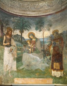 Madonna mit Kind, Johannes der Täufer und Heiliger Stephanus