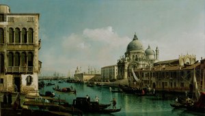 Blick auf den Canal Grande und die Punta della Dogana, ca. 1743