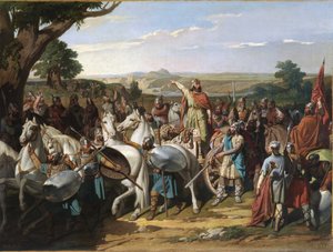Die Schlacht von Guadalete von Bernardo Blanco y Pérez