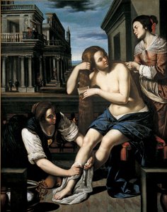 Bathseba beim Bade, ca. 1637