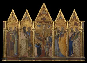 Polyptychon mit der Kreuzigung, 1348 von Bernardo Daddi