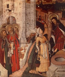 Jesus und die Samariterin (Detail)