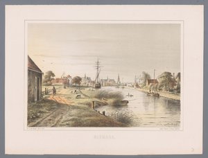 Stadtansicht von Alkmaar (Serientitel) von Bernardus Gerardus ten Berge