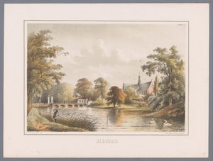 Stadtansicht von Alkmaar (Alkmaar) von Bernardus Gerardus ten Berge