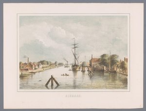 Stadsgezicht te Alkmaar von Bernardus Gerardus ten Berge