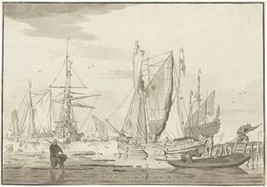 Entladen von angedockten Schiffen