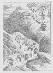 Dantes Göttliche Komödie, Inferno (Hölle), Platte XXXI von Bernhard Schuler