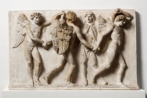 Die Jahreszeiten. Symbolisiert durch vier menschliche Figuren von Bertel Thorvaldsen