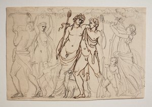 Bacchus-Umzug von Bertel Thorvaldsen