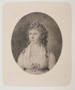 Porträt von Maren Schou West, geborene Grønlund von Bertel Thorvaldsen