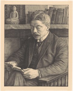 Porträt von Pfarrer J. Dekker von Bertha van Hasselt