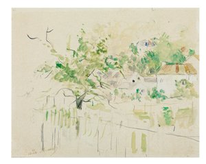 Bougival von Berthe Morisot