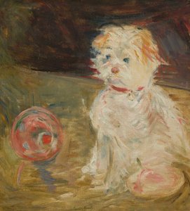 Hund mit Ballon von Berthe Morisot