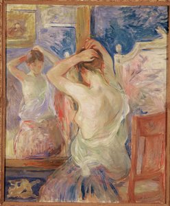 Vor dem Spiegel, 1890 von Berthe Morisot