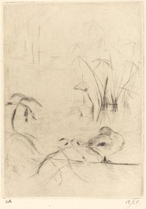 Enten ruhen am Ufer, 1888-1890