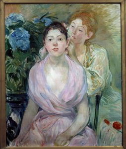 Hortensie oder beide Schwestern von Berthe Morisot