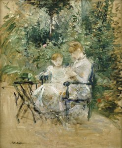 Im Garten; Dans le Jardin, ca. 1885 von Berthe Morisot