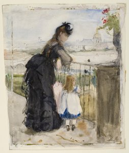 Auf dem Balkon