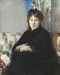 Porträt von Madame Edma Pontillon, geborene Morisot, 1871 von Berthe Morisot