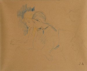 Porträt junger Mädchen von Berthe Morisot