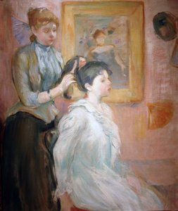 Die Frisur von Berthe Morisot