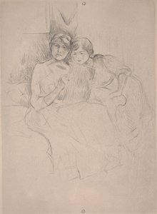 Die Zeichenstunde - Berthe Morisot zeichnet mit ihrer Tochter, ca. 1889-90