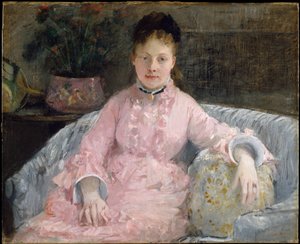 Das rosa Kleid (Albertie-Marguerite Carré, später Madame Ferdinand-Henri Himmes, 1854–1935)