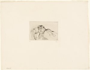 Junge Frau in Ruhe von Berthe Morisot