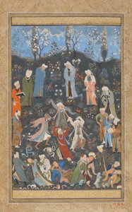 Tanzende Derwische, Folio aus einem Divan von Hafiz von Bihzad