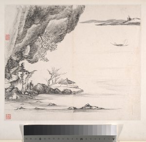 Landschaften, datiert 1814 von Bingshou Yi