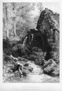 Eine alte englische Mühle, 19. Jahrhundert von Birket Foster
