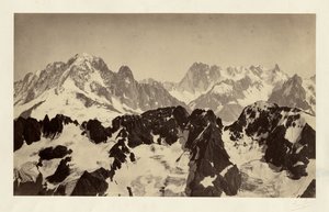 [Blick auf die Alpen] von Bisson Frères