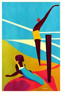 Lebhafter Sommer-Schwimmen von Bo Anderson
