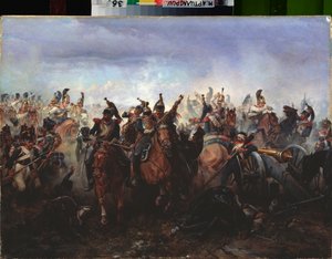 Die Schlacht von Fère-Champenoise am 25. März 1814