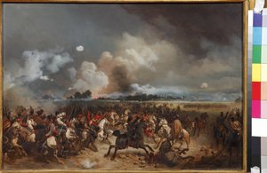 Der Angriff der Husaren während des Sturms auf Warschau im September 1831 von Bogdan Willewalde