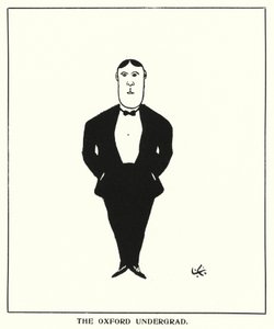 Oxford Quips: Der Oxford-Student (Lithografie) von Bohun Lynch