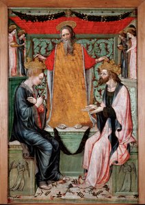 Die Krönung der Jungfrau und Christus von Bonifacio Bembo