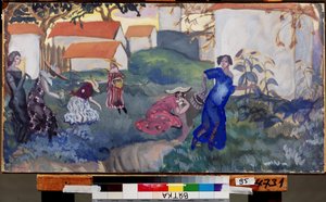 Sommer von Boris Dmitrievich Grigoriev