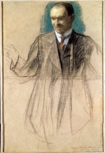 Porträt des Künstlers Kusma Petrov Vodkin