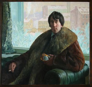 Porträt des Bildhauers und Architekten Isidor Zolotarevsky 1885-1961, 1922