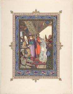 Illustration für das Märchen Snegurochka von Boris Vasilievich Zvorykin