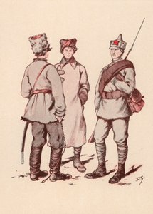 Soldaten der sowjetischen Roten Armee