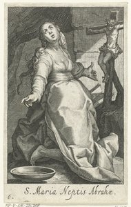 Heilige Maria als Einsiedlerin