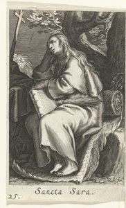 Heilige Sara von Libyen Sancta Sara Eremitinnen (Serientitel) Sacra Eremus Ascetriarum (Serientitel)