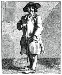 Ein Schornsteinfeger, 1737-1742 von Bouchardon