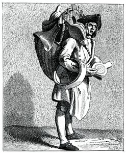 Blasebälge oder Eimer zu reparieren!, 1737-1742