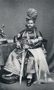 Maharadscha von Panab, Bombay Präsidentschaft von Bourne and Shepherd