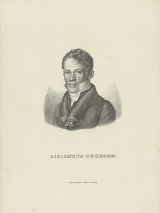 Porträt des Pianisten und Komponisten Sigismund von Neukomm 1778-1858, ca. 1830